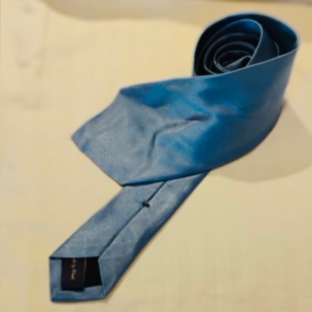 Ralph Lauren Purple Label Solid Sky Blue Men's Tie